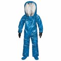 Lakeland Suit, INT640B, Interceptor, Chemical, 2X-Large, Blue INT640B-2XL